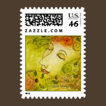 Autumn Nymph Postage Stamp stamps