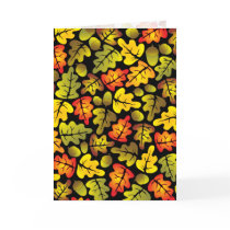 autumn oak leaves cards by VioDeSign autumn oak leaves cards