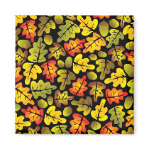 autumn oak leaves magnets