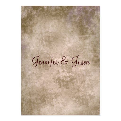 Autumn Oak Tree Silhouette Fall Wedding Invitation
