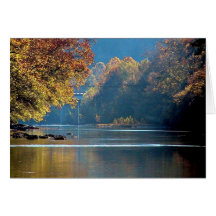 Autumn on Clinch River Greeting Card