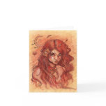 Autumn on Fairy Note Card