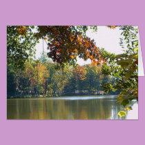 Autumn on Lake Radbourne cards