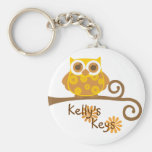 Autumn Owl Keychain