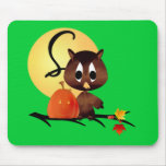 Autumn Owl Monogram S Mousepads