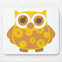 Autumn Owl Mouse Pads