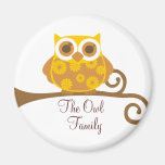 Autumn Owl Refrigerator Magnets