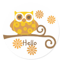 Autumn Owl Sticker