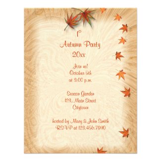 Autumn Party Invitation