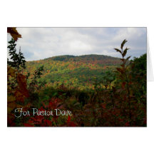 Autumn Pastor Appreciation Card