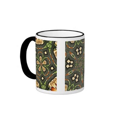 Autumn Patchwork Mug by sharpcreations