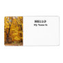 Autumn Path Shipping Label