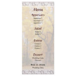 Autumn Path Wedding Menu Rack Card