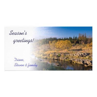 Autumn Photo Card by icelandphotoblog
