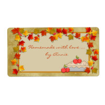Autumn Pie Food Label