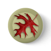 Autumn Pin Oak Leaf Button buttons