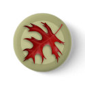 Autumn Pin Oak Leaf Button by jamieco Autumn Pin Oak Leaf Button
