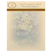 Autumn Pleasures Leaves letterhead