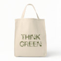 Autumn Produce "Think Green" Bag