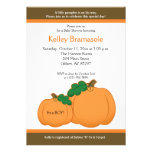 Autumn Pumpkins Baby Shower 5x7 Invitation