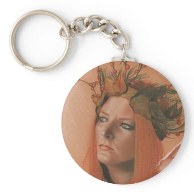 Autumn Queen Keychain by katerinaart
