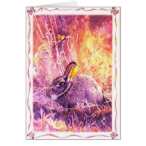 Autumn Rabbit cards