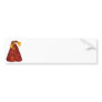 Autumn Red Gown Bumper Sticker
