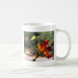 Autumn Red Leaf Nature Photo Coffee Mugs