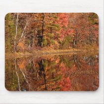 Autumn Reflections Mousepad by mlane53 Autumn Reflections Mousepad