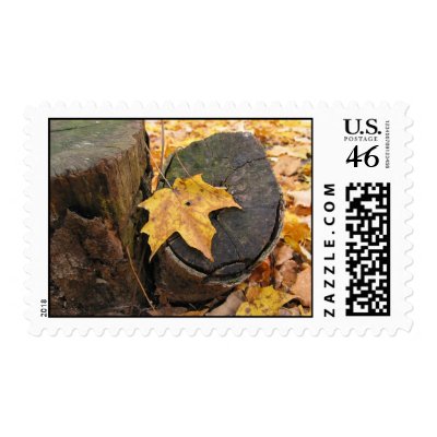 Autumn Rests Postage Stamps by jesterbryanc