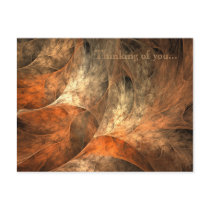 Autumn Riches Fractal Art postcards by WriteStuff Autumn Riches Fractal Art postcards