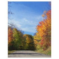 autumn road customized letterhead