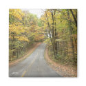Autumn Road Magnet by hopefulone Autumn Road Magnet