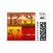 Autumn RSVP Small Stamp