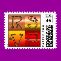 Autumn RSVP Small Stamp stamps