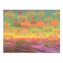 Autumn Ruminations – Gold & Rose Glory Postcard