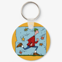 autumn runner (guy) keychains