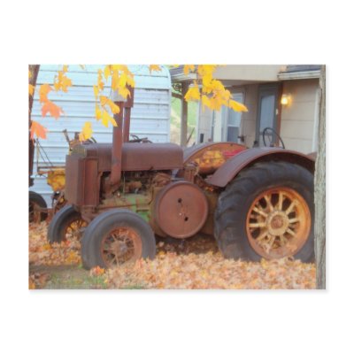 "Autumn Rust" Postcard by Victoreeah