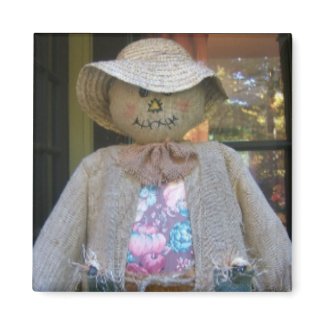 Autumn scarecrow Magnet magnet