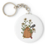 Autumn Scarecrows · Crow & Pumpkin Key Chains