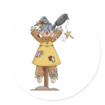 Autumn Scarecrows · Scarecrow 12 Sticker