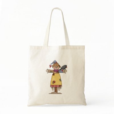 Autumn Scarecrows · Scarecrow 1 Canvas Bag by CSCountryCuties