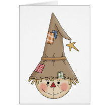 Autumn Scarecrows · Scarecrow 3 Greeting Card