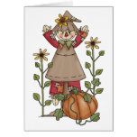 Autumn Scarecrows · Scarecrow 4 Greeting Card