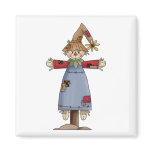 Autumn Scarecrows · Scarecrow 6 Refrigerator Magnet