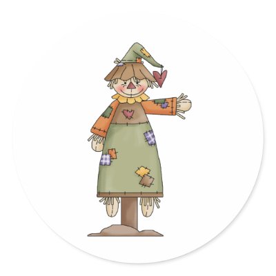 Autumn Scarecrows · Scarecrow 8 Sticker by CSCountryCuties