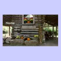 Autumn Scene business cards