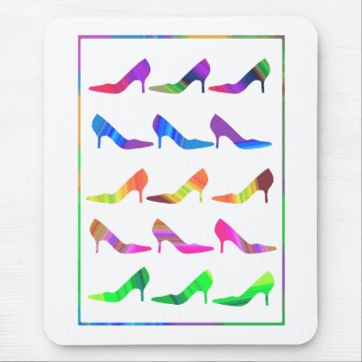 Autumn Shades of Stilettos Mouse Mat by ElainePlesser