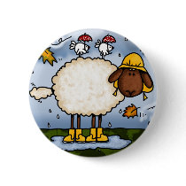 autumn sheep button