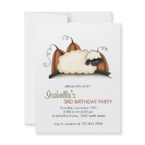 Autumn Sheep · Sheep & Pumpkins invitations
